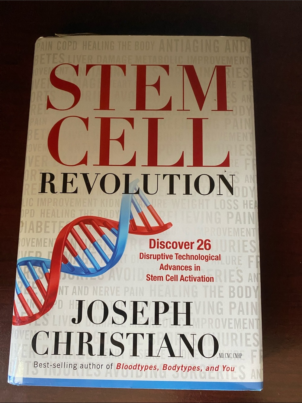 Stem Cell Revolution by Joseph Christiano - White & Red Hardcover
